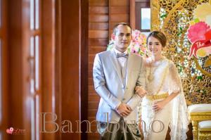 ชุดไทยเจ้าสาว ชุดไทยจักรพรรดิ์ เช่าที่แบมบี้ เวดดิ้ง ห้วยขวาง